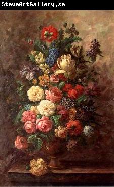 unknow artist Floral, beautiful classical still life of flowers.061